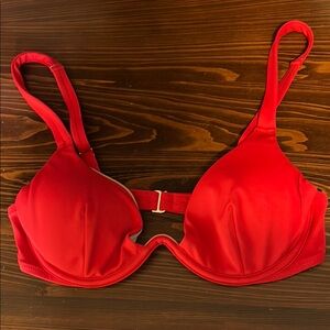 Shade & Shore Bold Red Bikini Top
